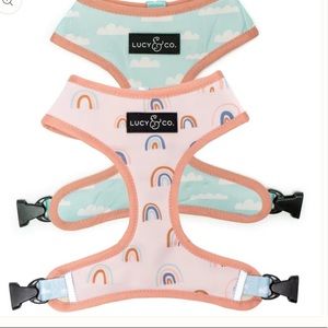 Lucy & Co IN THE CLOUDS reversible harness (M)